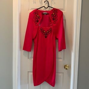 Zakura Vintage Strapless Dress with Bolero Jacket